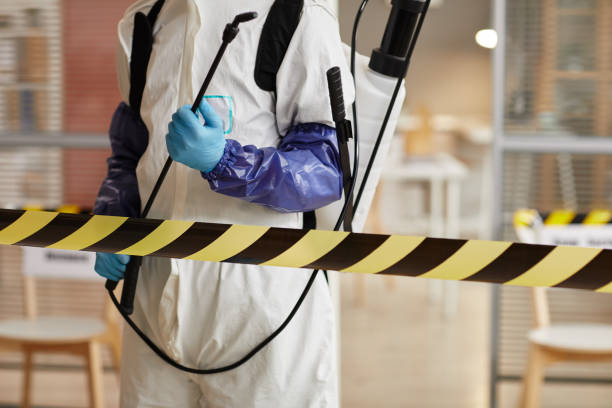 Professional Biohazard Cleanup technician working in York, ME